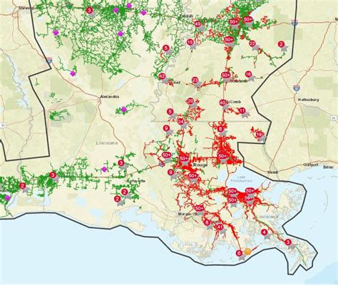 Electricity Outage Map Louisiana