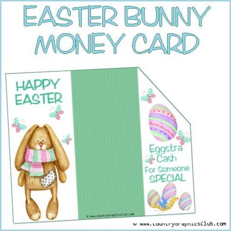 Easter Bunny Money Card Envelopes Country Graphics™