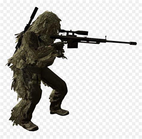 Sniper Clipart Call Duty Modern Warfare Ghillie Suit Hd Png Download