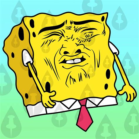 Spongebob Dank Face Meme Funny Sponge Bob Square Pants Streetwear Cash