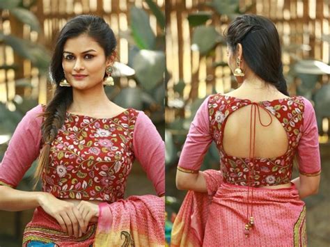 11 chic full neck blouse designs and how to style it kalamkari blouse designs wedding blouse