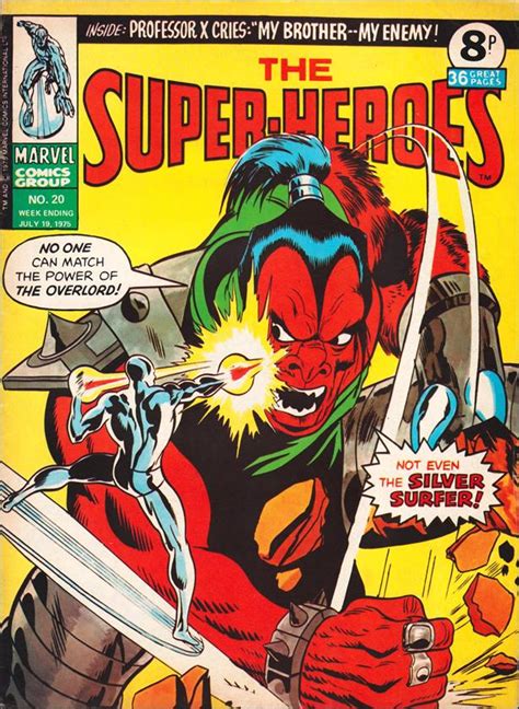 Super Heroes 20 A Jul 1975 Comic Book By Marvel Uk
