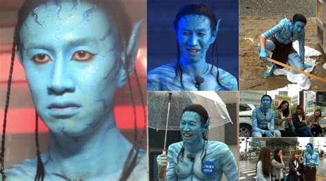 Kerennya Lee Kwang Soo Biru Jadi Avatar Di Running Man