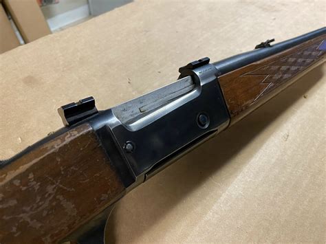 Savage Model 99c Series A Lever Action Rifle Wood Stock Scope Bases