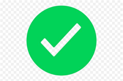 Green Tick Icon Green Verified Png Iconcheckmark Png Transparent