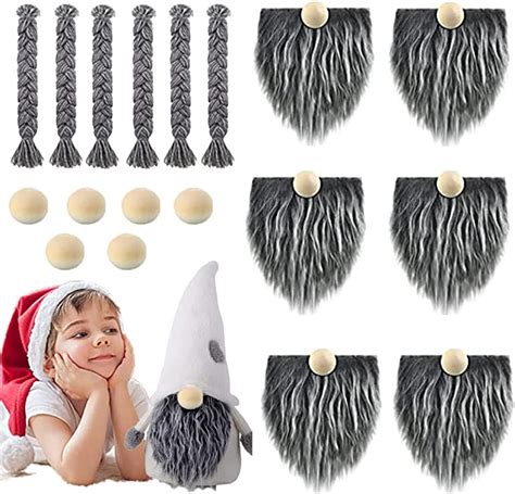Gnome Beards For Crafting 18 Pieces Pre Cut Christmas Gnome Beards And