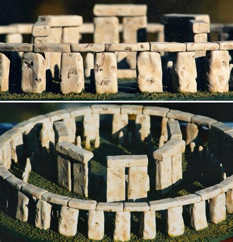 Pegasus 44 Model Building Stonehenge Ancient Briton Neolithic Temple Phase 3 How It Would Have