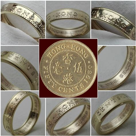 See more ideas about coin ring, coins, diy rings. 50 #cents #hong #kong #hongkong #coin #ring #coinring #coinrings #art #handmade #vintage #jewel ...