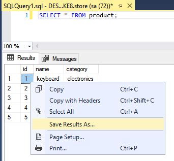 How To Export A CSV File From A T SQL Query LearnSQL