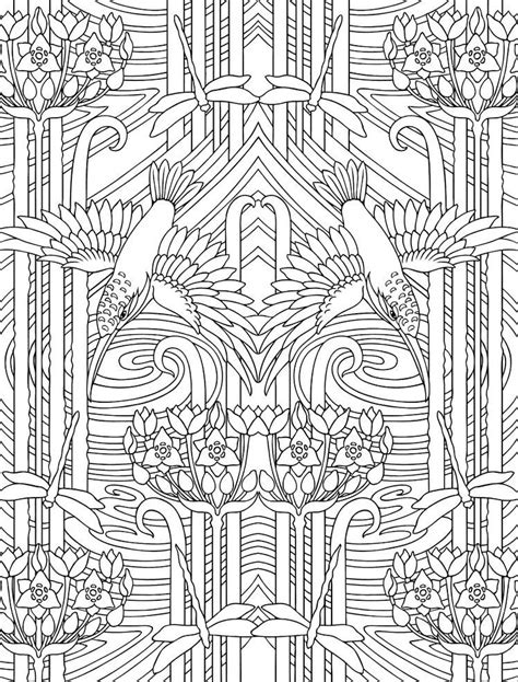 Color these beautiful hummingbirds with complex and various types of flowers. Adult Coloring Pages Stained Glass HummingBirds | Libros ...