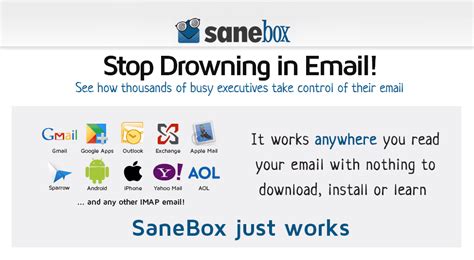 Take Control Of Your Email Through Sanebox