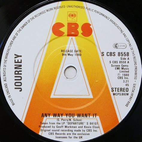 Journey Any Way You Want It 1980 Vinyl Discogs