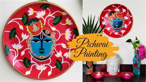 Pichwai Painting Tutorial Pichwai Painting On Plate Shreenath Ji