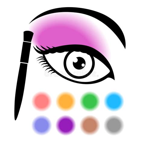 Eye Makeup Icon Stock Vector Illustration Of Vision 83592137