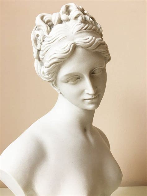 Venus Bust Sculpture Greek Statue Of Aphrodite With The Apple By Thorvaldsen Female