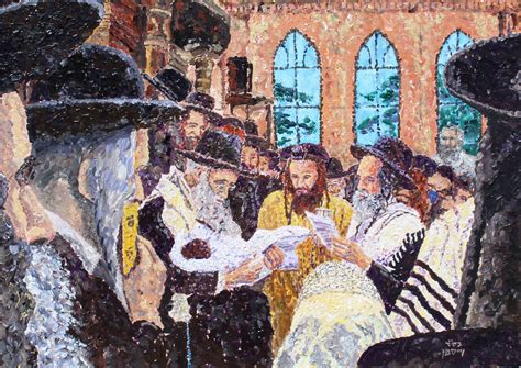 Acrylic On Canvas Original Painting Berit Circumcision Jewish Art
