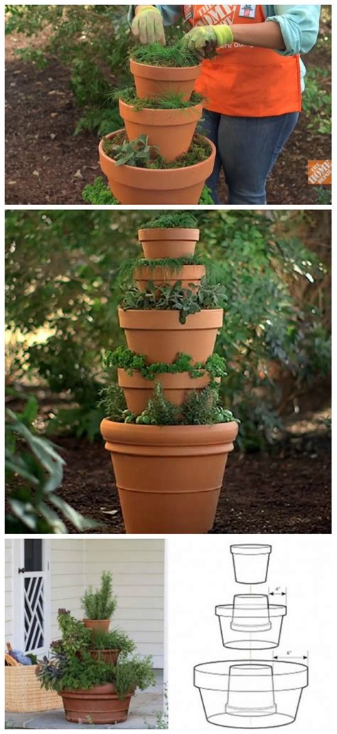 You can grow many edibles on your patio or porch with a vertical vegetable garden like this. DIY Space Saving Vertical Garden Projects [Picture ...