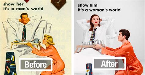 Inspired Photographer Reverses Gender Roles Portrayed In Sexist S Ads