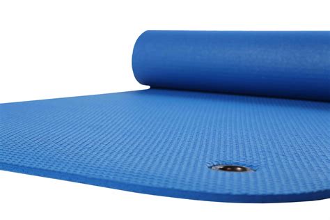 Sorgen sie für ein sicheres und komfortables training. Gymnastikmatte mit Ösen blau 65 x 180 cm | VIDA HOME | Der ...
