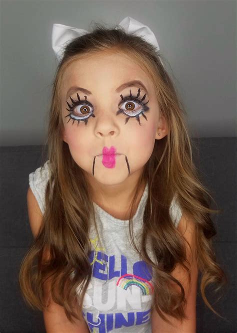 Halloween Baby Doll With Younique Products Cute Little Girl Makeup