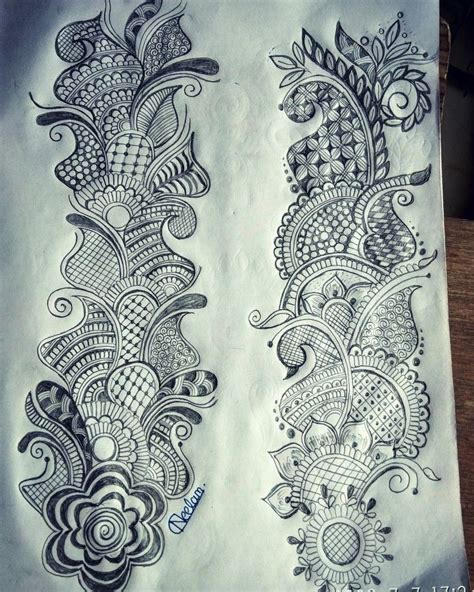 Mehndi Design By Pencil Mehndi Designs Beginner Henna Designs
