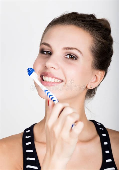 There are 54 tooth brushing chore for sale on etsy, and they cost £. Close-up Of A Young Woman Is Brushing Her Teeth. Dental ...
