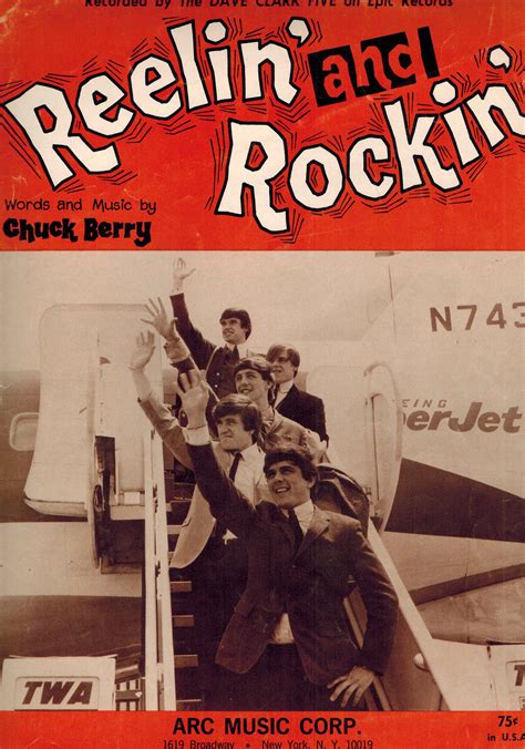 Reelin' and Rockin' - Dave Clark Five Cover - Vintage Shet Music by