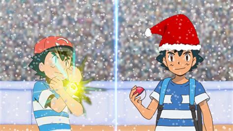 Pokémon Battle Usum Santa Ash Vs Ash Ketchum Pokemon Merry Christmas Youtube