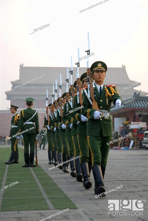 Military Parade Beijing Peoples Republic Of China Stock Photo