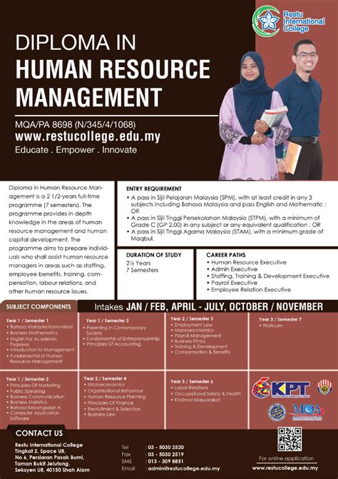 Senior general manager, group human resource & administration. Diploma In Human Resource Management at Restu ...