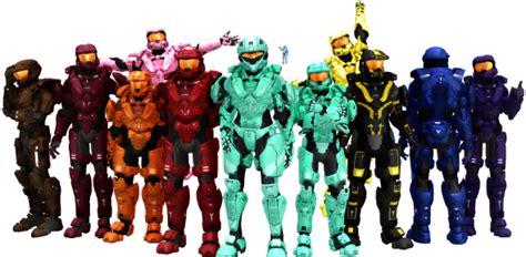 Red Vs Blue Characters