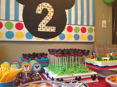 Mickey Mouse Party Ideas For 1 Year Old Boy Decoración De Cumpleaños