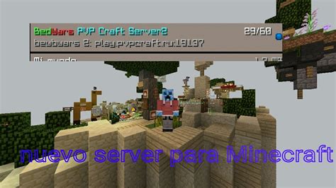 Nuevo Server De Bedwars 2 Minecraft 0140 Youtube