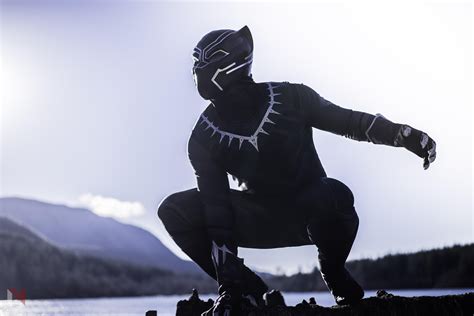 I'm so obsessed with the movie. SELF Black Panther, the Protector of Wakanda : cosplay