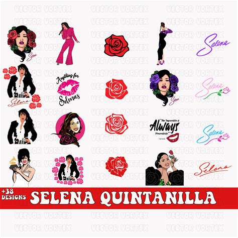 Selena Quintanilla Svg Selena Svg Archivos En Capas De Etsy Espa A