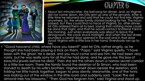 The Canterville Ghost Chapter 4 Summary - The Canterville Ghost