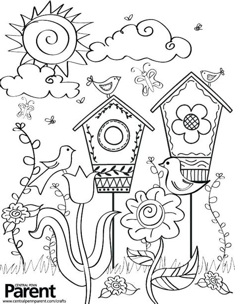 Why are spring coloring sheets good for kids? Spring Coloring Pages For Kids at GetColorings.com | Free ...