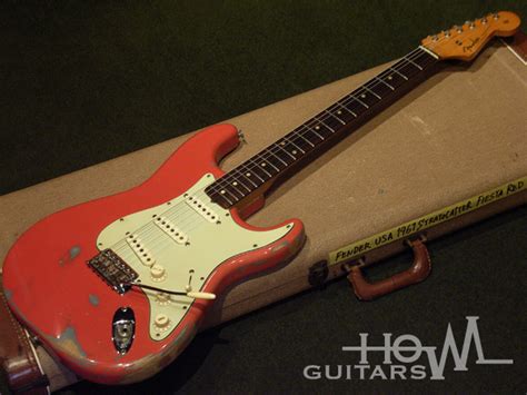 Fender Stratocaster 1961 Fiesta Red Guitar For Sale Howl Guitars