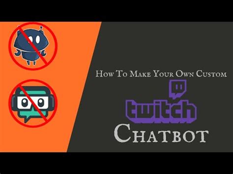 How To Build A Twitch Chatbot YouTube