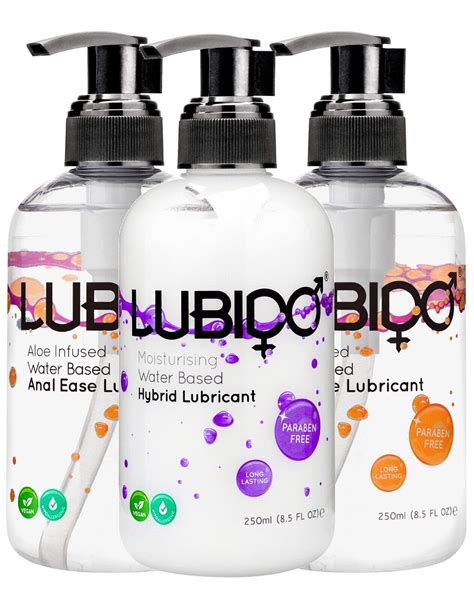 Lube Sex Lubricant Lubido Water Based Super Slik Hybrid Anal Vaginal