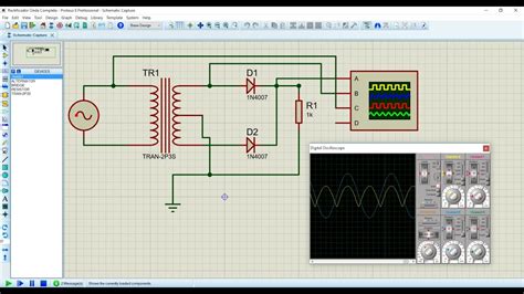 Rectificador De Onda Completa Con Puente De Diodos Circuitlab My XXX Hot Girl