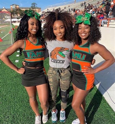 Pin By P E R I O D T💅🏾™️ On Gang Black Cheerleaders Cheer Girl Squad Outfits