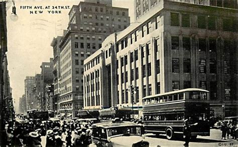 Old New York In Postcards 13 Fifth Ave From 31st 59th St Stuff