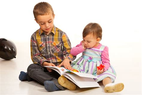Brother Teaching His Sister Royalty Free Stock Photos Image 27525038