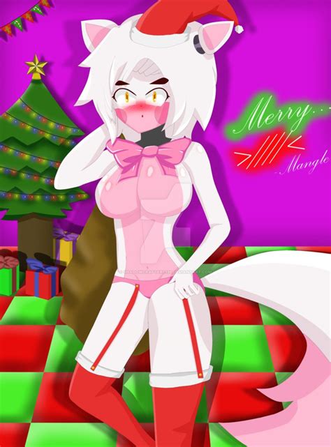 Mangle Says Merry Christmas Everyone Art No2 By