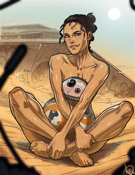 Star Wars Rey With Bb8 By Ganassa Hentai Foundry