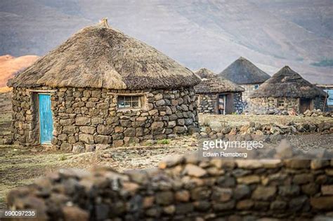 Worlds Best Basotho Cultural Village Stock Pictures Photos And