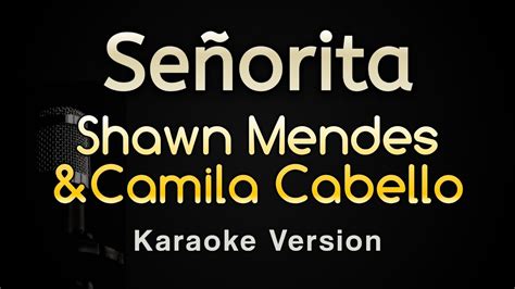 Senorita Shawn Mendes Camila Cabello Karaoke Songs With Lyrics
