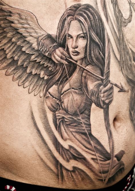 Warrior Angel Girl Tattoo Design 2478×3508 Angel