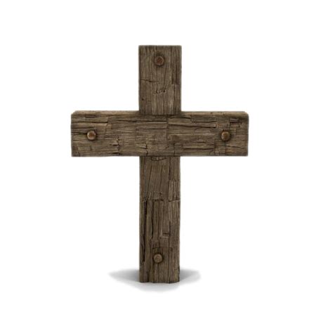 Cross Wood Icon Wooden Cross Png Download 617578 Free